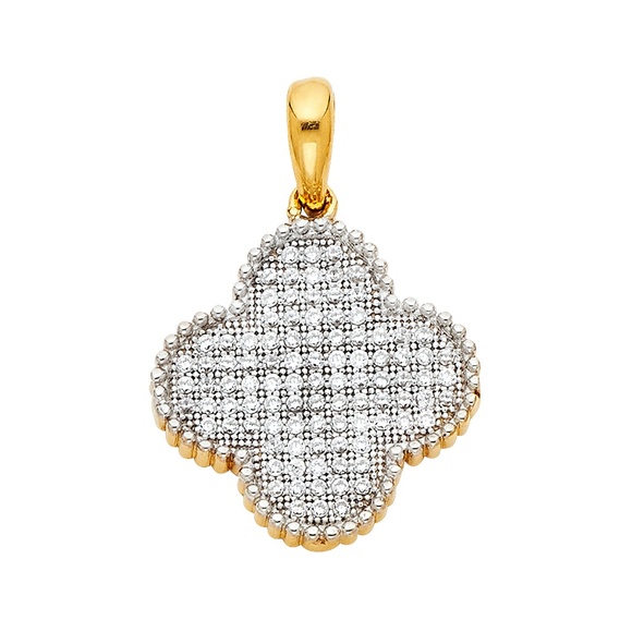TGDJ Other - 14K Yellow Gold CZ Pendant